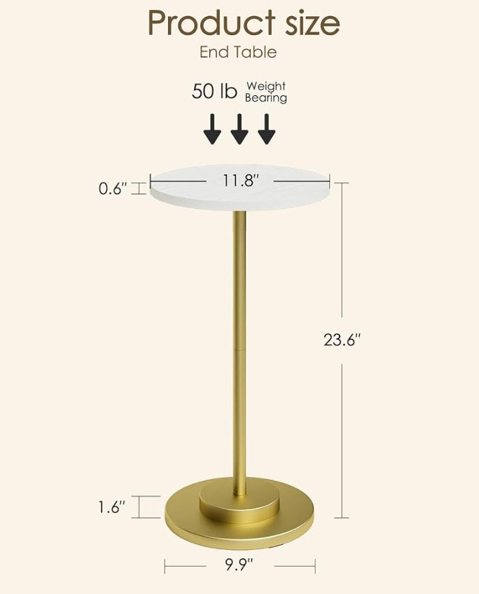 Round Side Table for Small Spaces