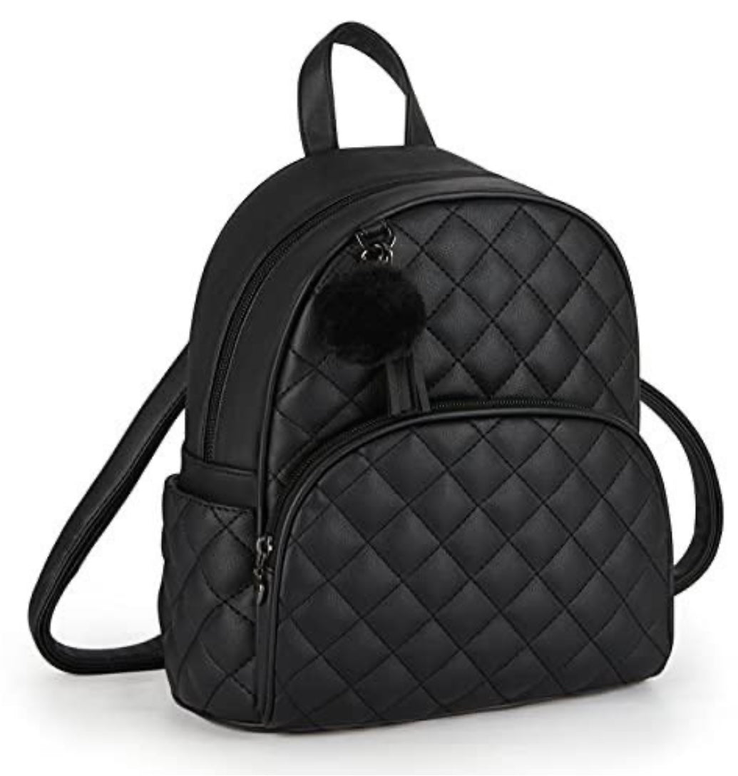 Leather Small Backpack Purse