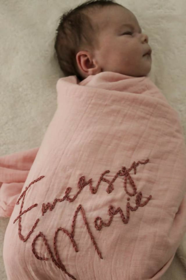 Personalized Swaddle Blanket