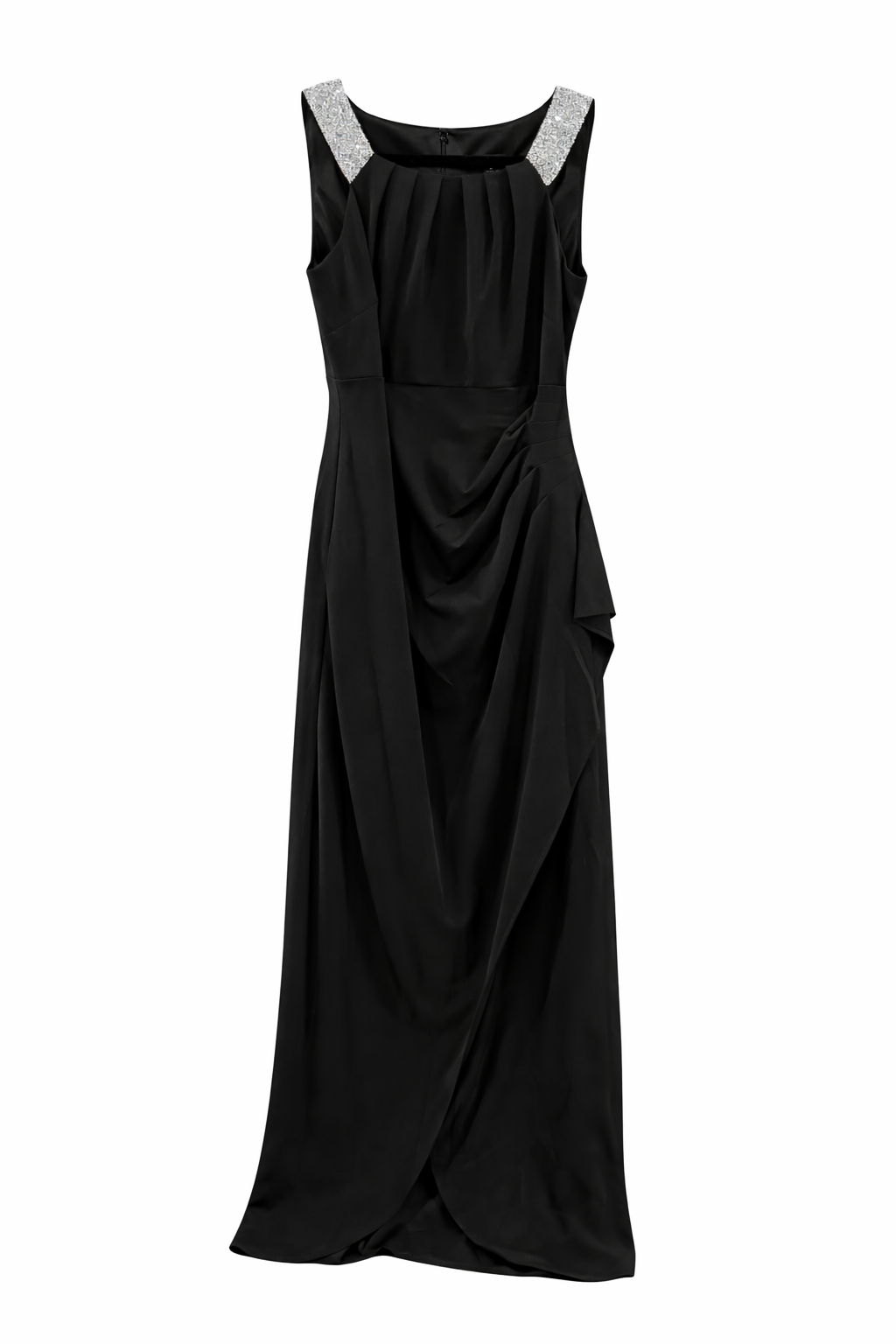 SL NY Embellished-Strap￼Halter Gown
