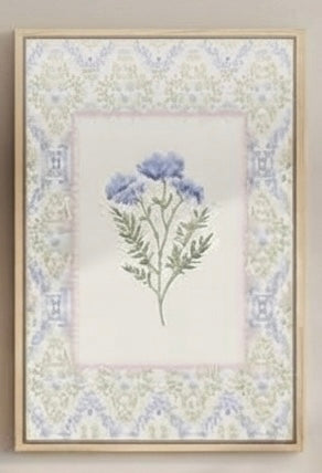 Wildflower Botanical Framed Canvas