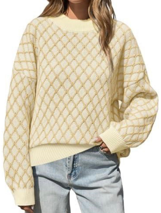 Checkered Argyle Sweater