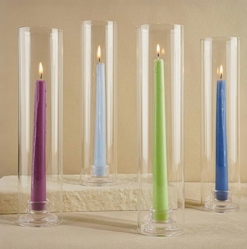 Hurricane Candle Holder Thickened Cylinder Covers