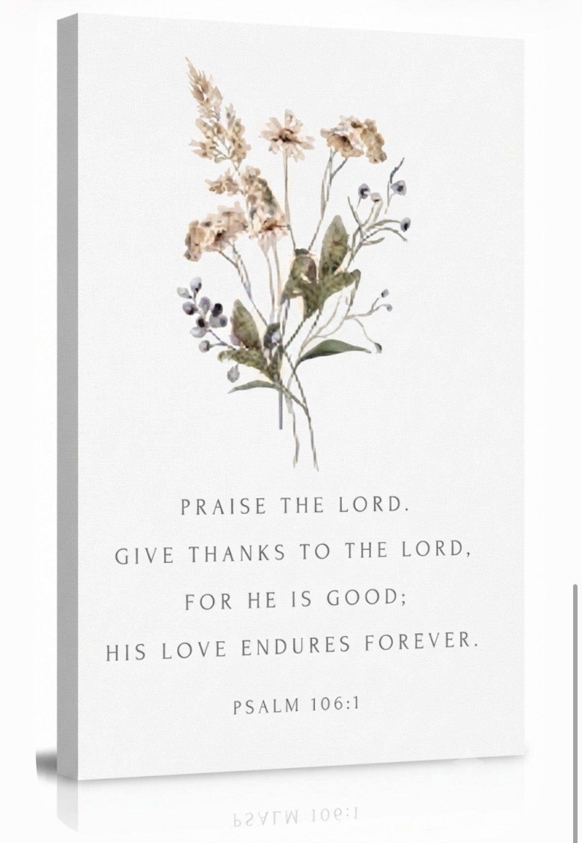 Wildflower Verses Canvas Wall Art
