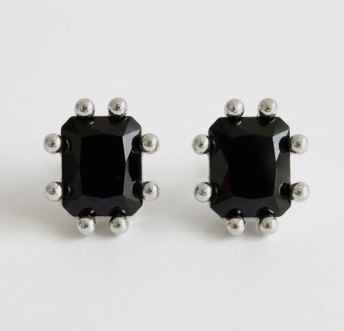 Statement Gem Stud Earrings