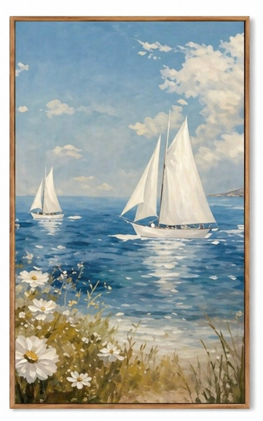 Ocean Sailboat Picture