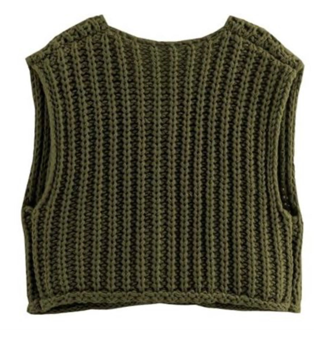 Crochet Chunky Knit Top
