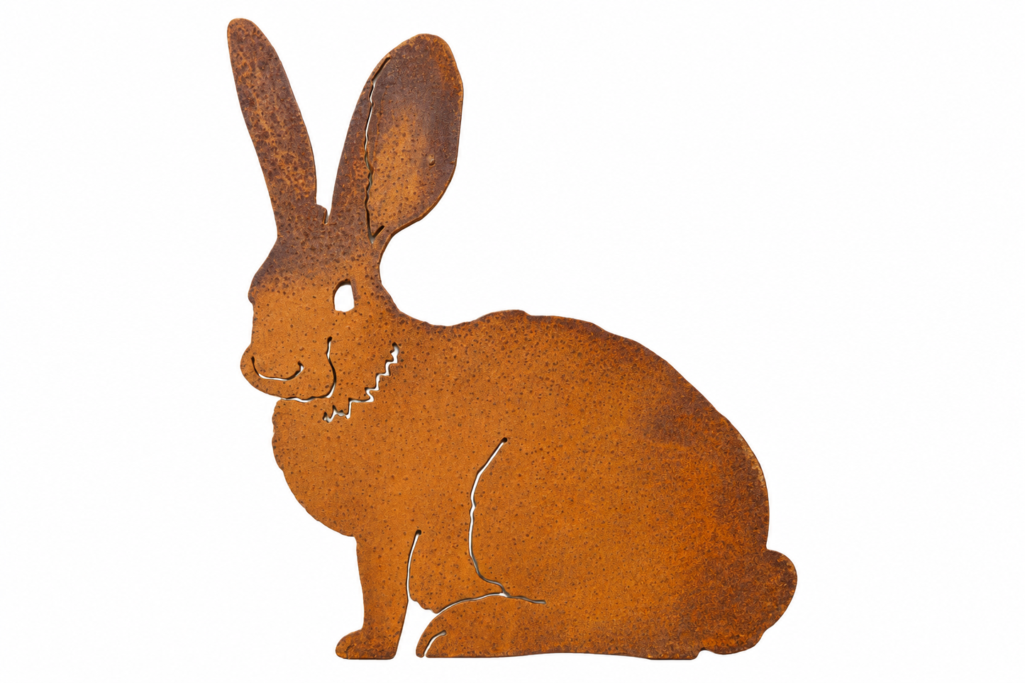 Rusty Bunny Garden Stakes