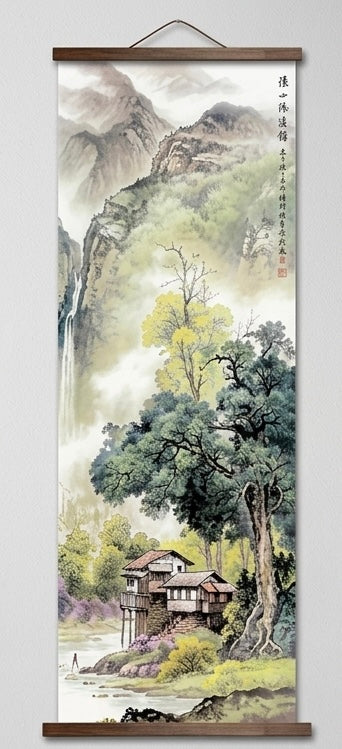 Chinese Mountain Scenery Scrolls
