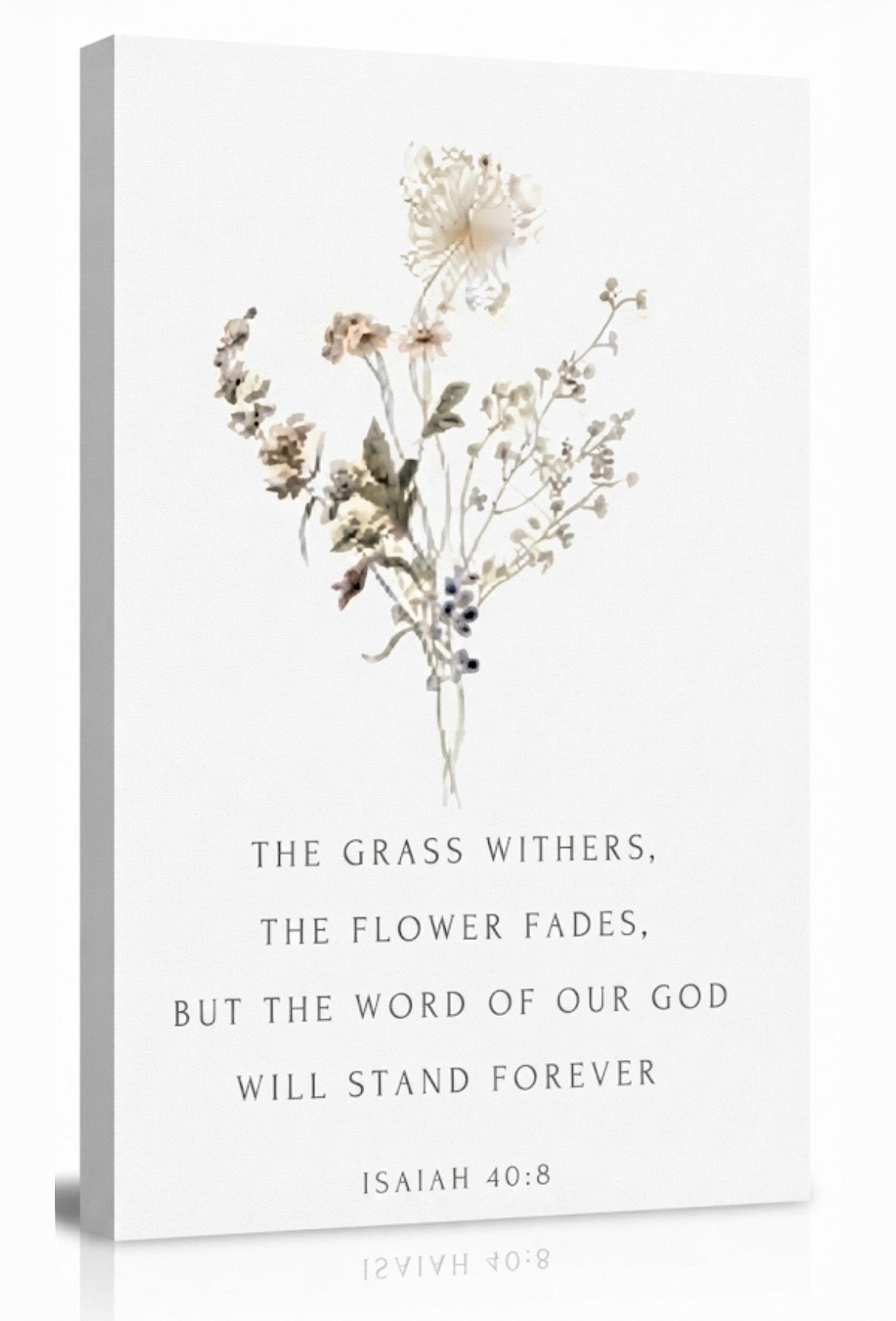Wildflower Verses Canvas Wall Art