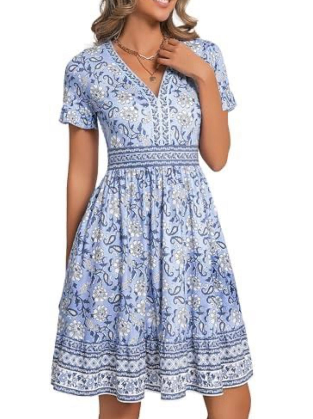 Floral Ruffle Dress