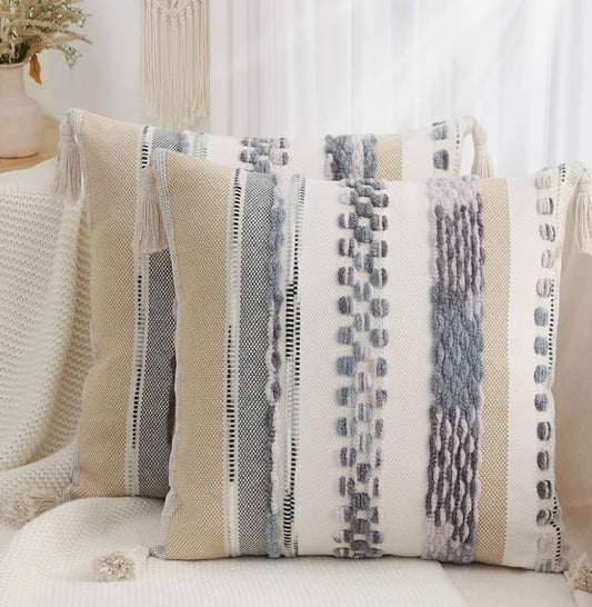 Tufted Farmhouse Throw Pillow