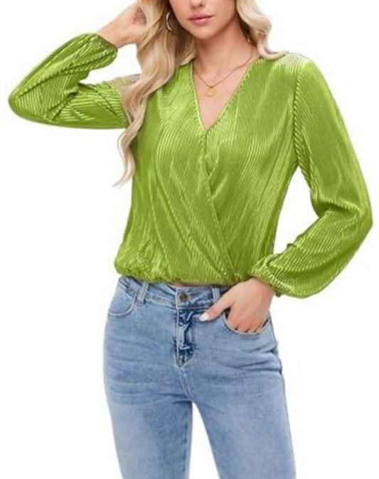 Women Long Lantern Sleeve Shirt