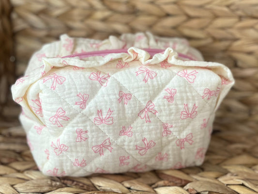 All The Bows Cosmetic Bag