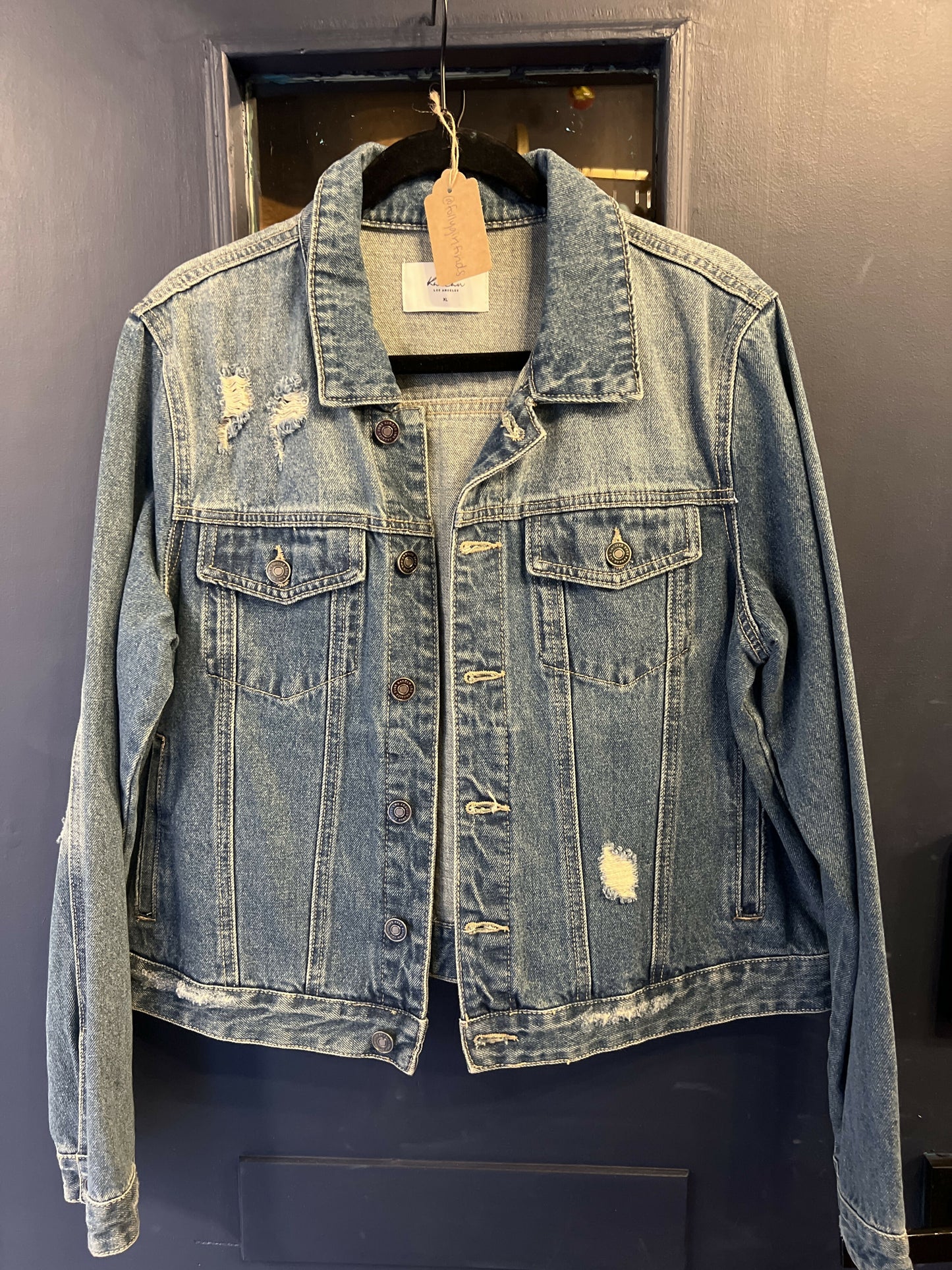 Grandmas Quilted Jean Jacket