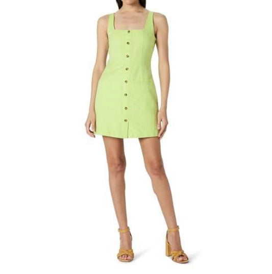 Amira Button Down Linen Mini Dress