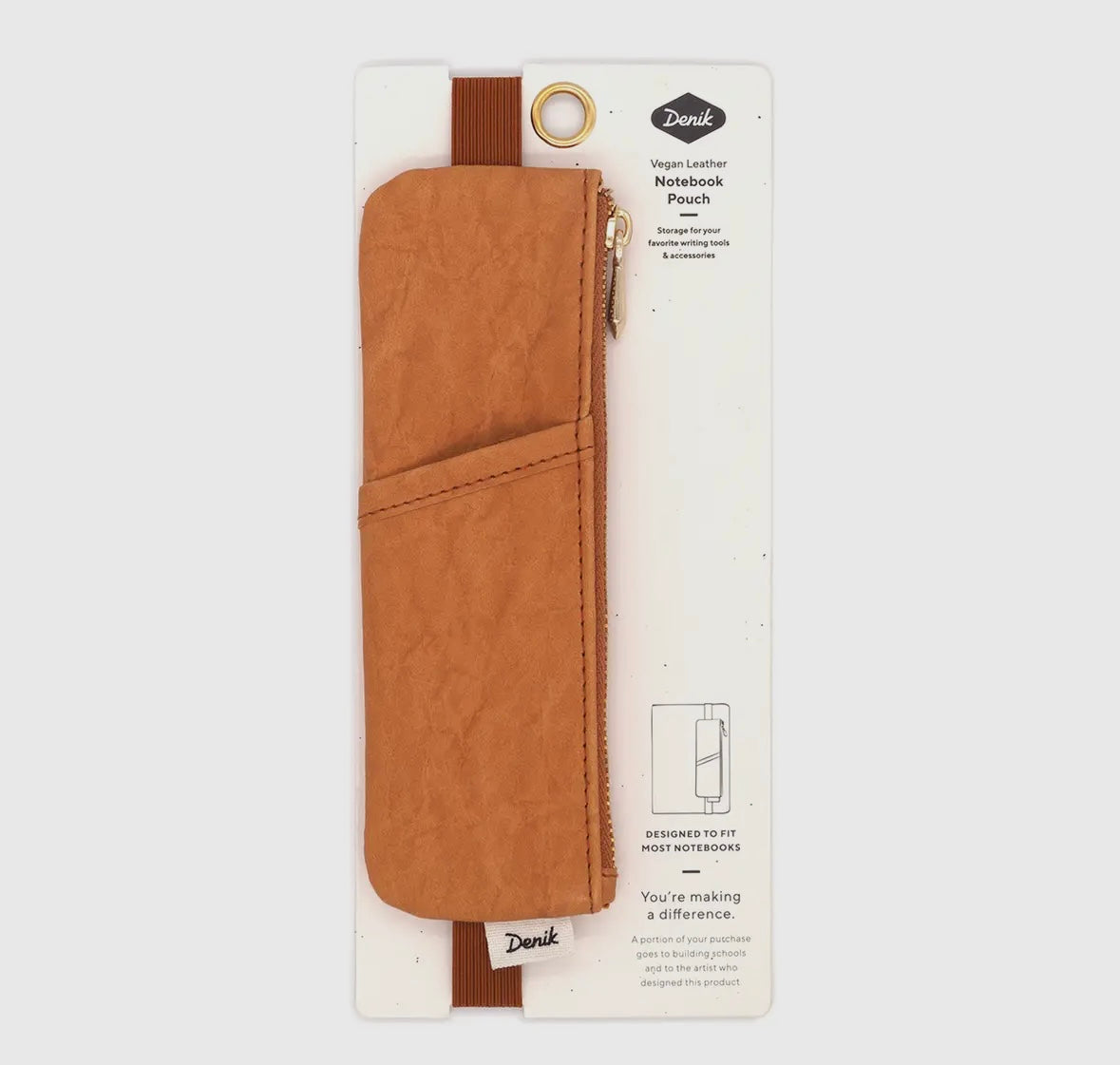Caramel Crinkle Notebook Pouch