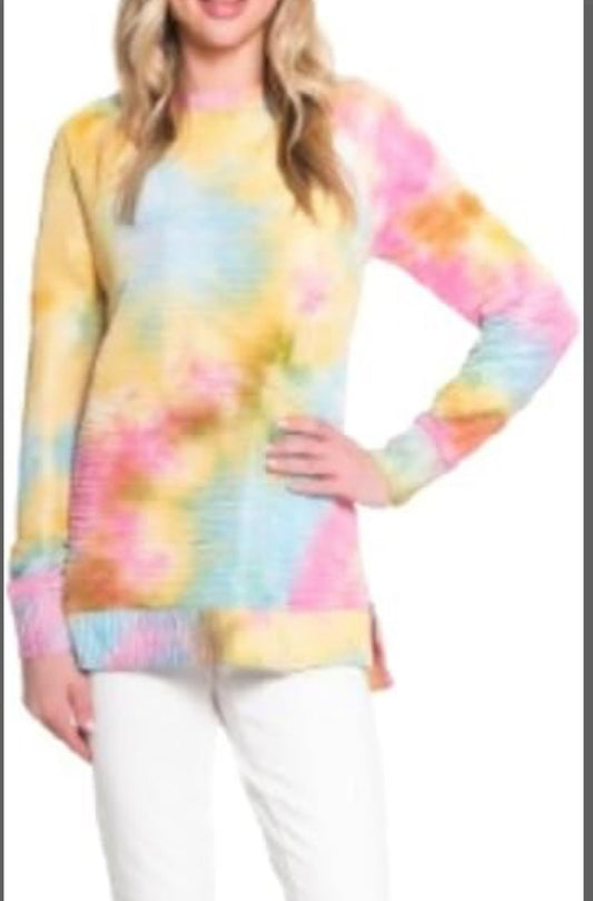 Tru Luxe Jeans Women's Side Zip Raglan Sleeve Knit Top, Multi