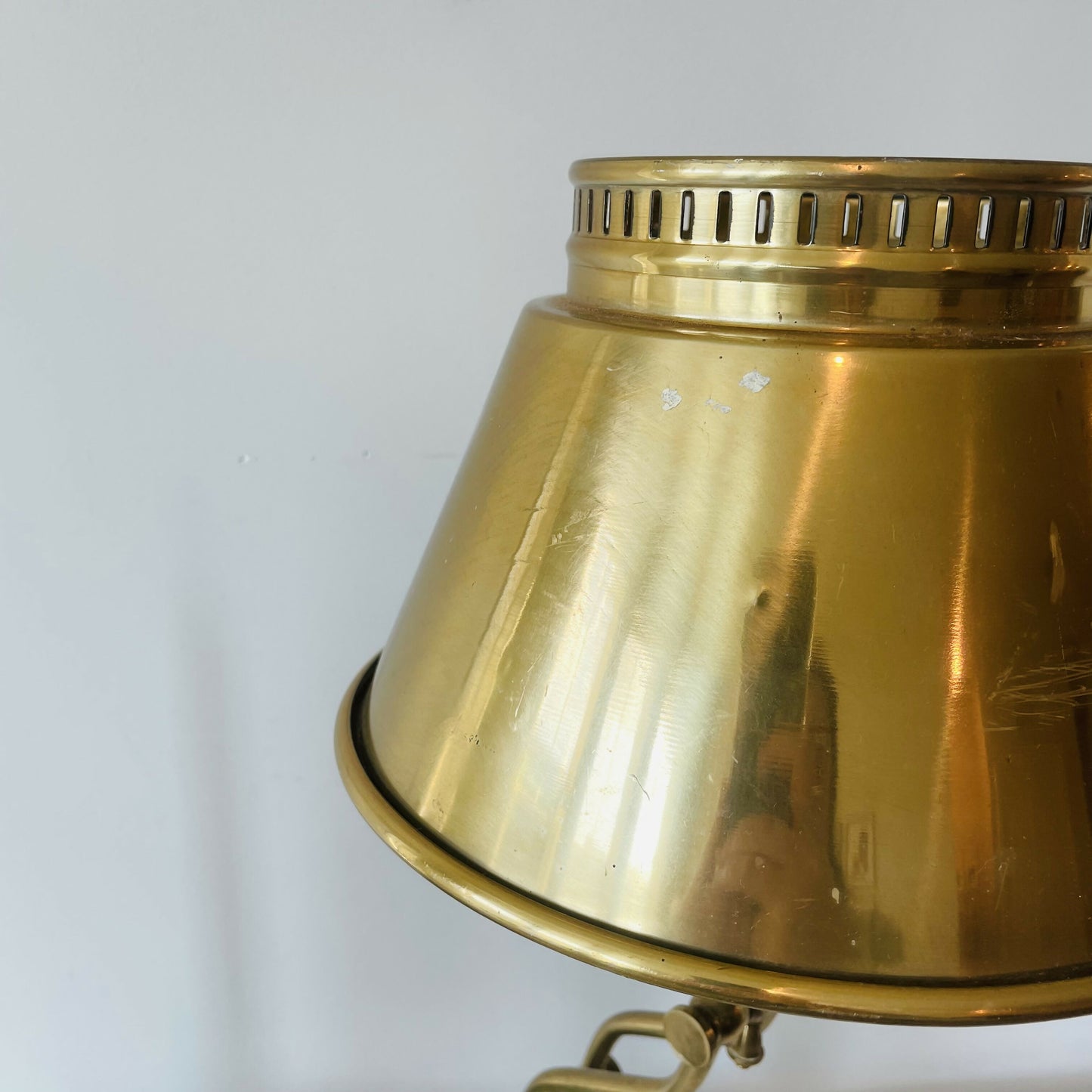 Vintage Brass Desk Lamp