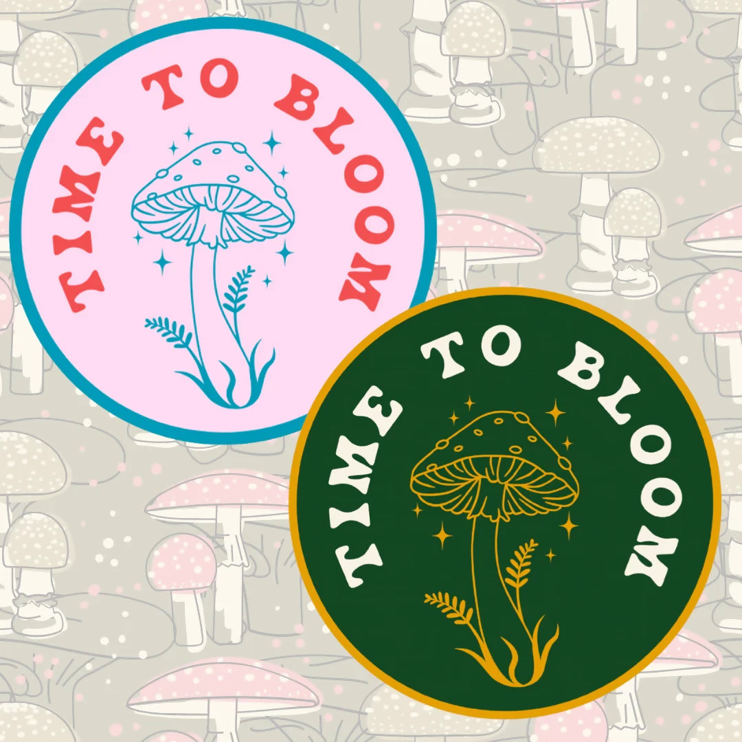 Time To Bloom Sticker