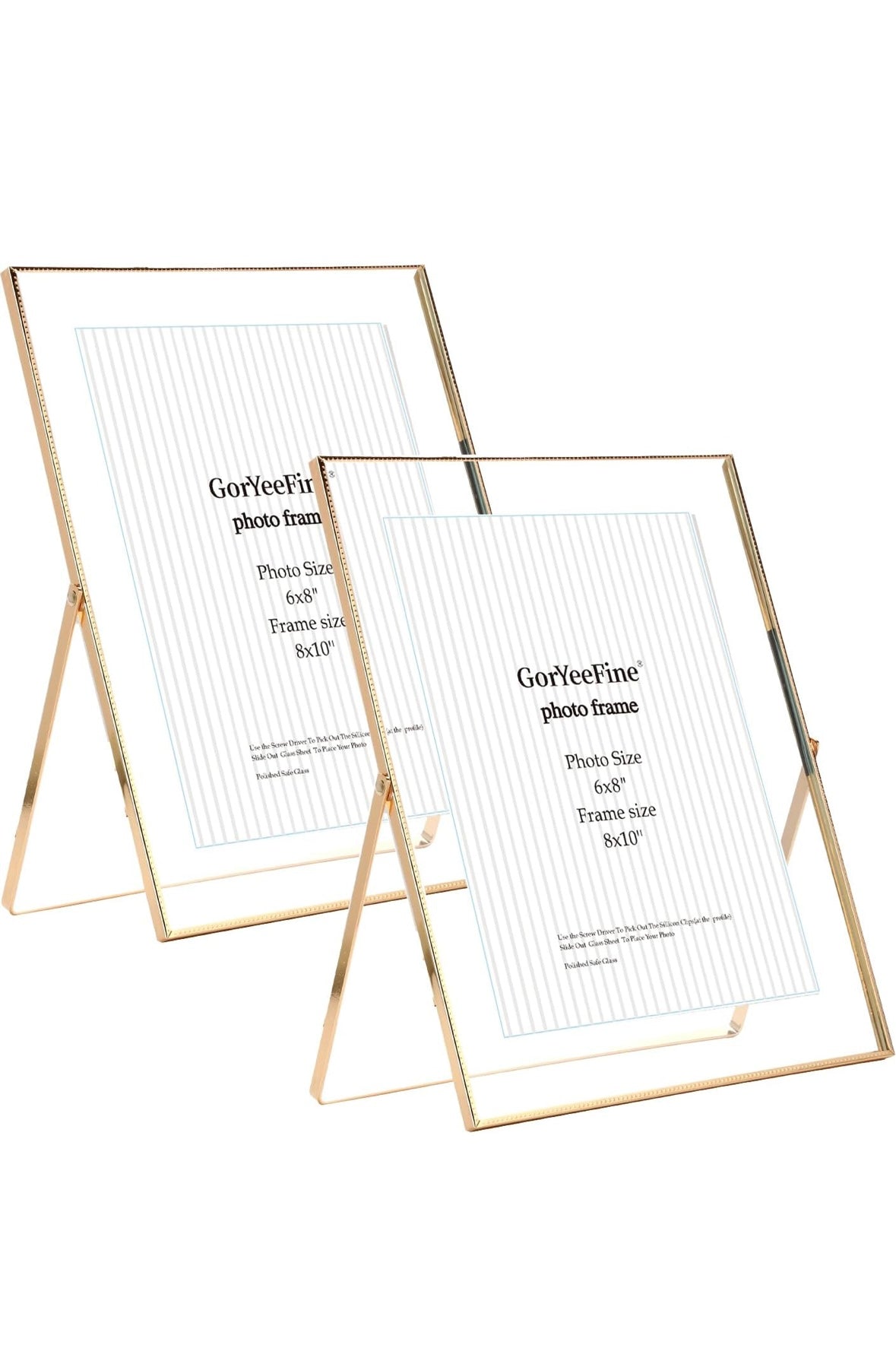 Beautiful Metal Lace Edge Adjustable Frames