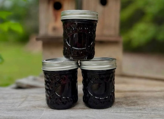 Homemade Blueberry Jam by Earth & Egg