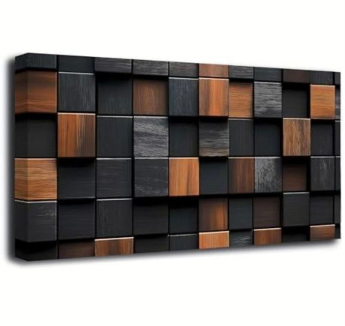 Brown and Black Canvas Wall Art