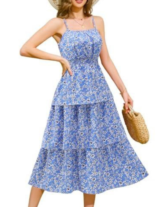 Long Midi Boho Dress