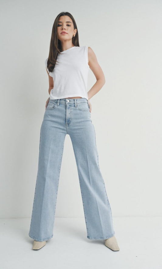 Palazzo Light Denim