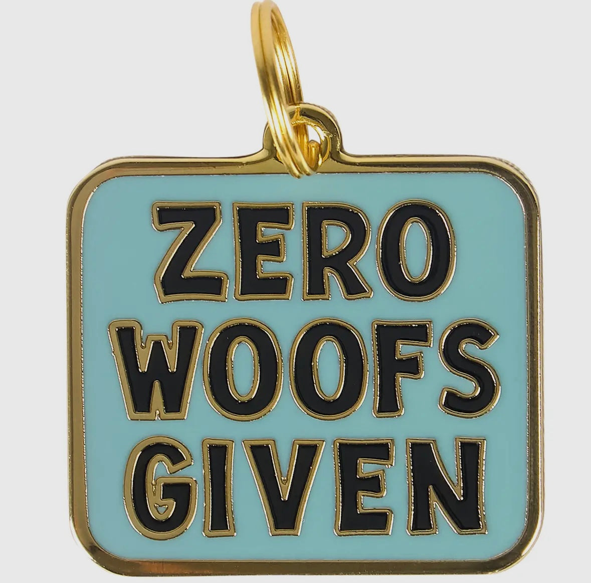 Zero Woofs Given Collar Charm