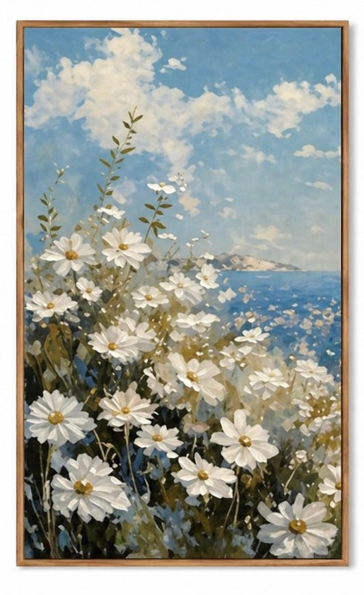 Coastal Wildflower Framed Art