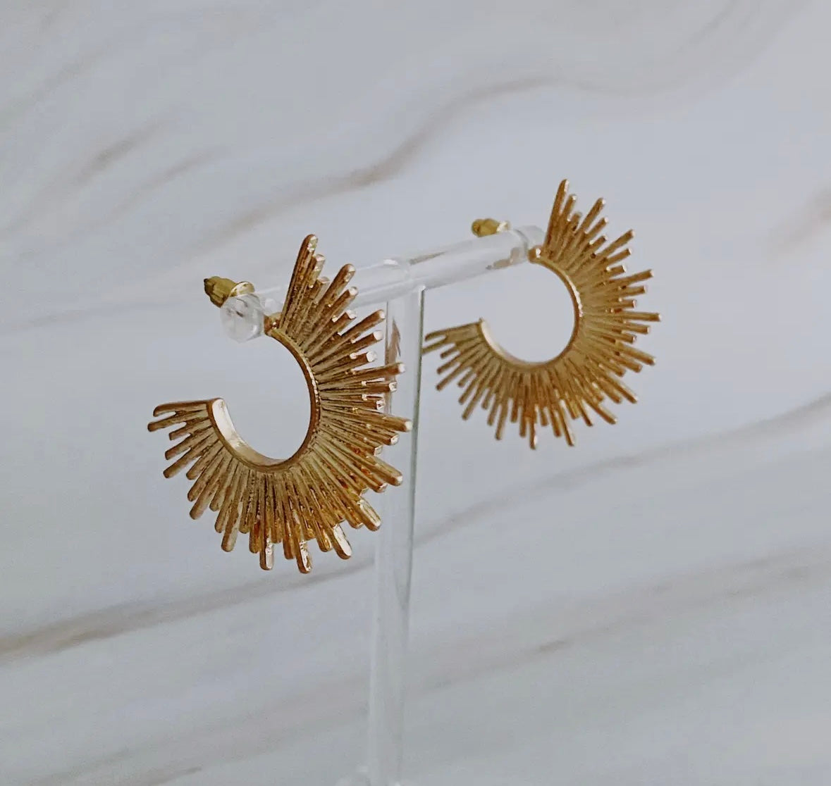 Pharaoh Half Hoop Earrings