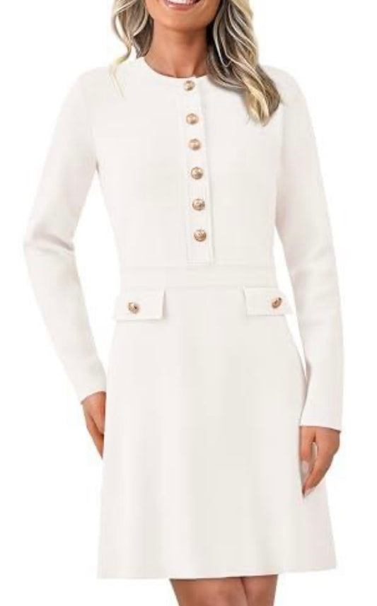 Bodycon long Sleeve Sweater Dress