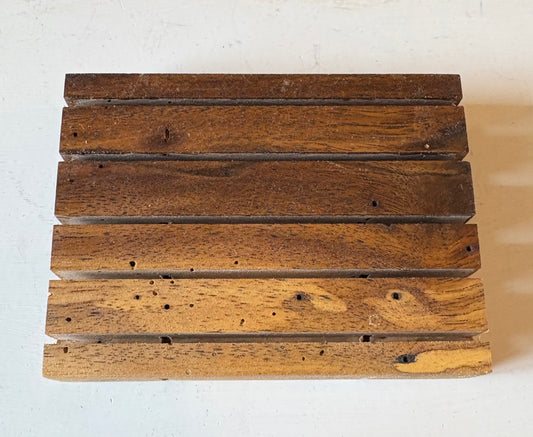 Dark Wood Soap Holder