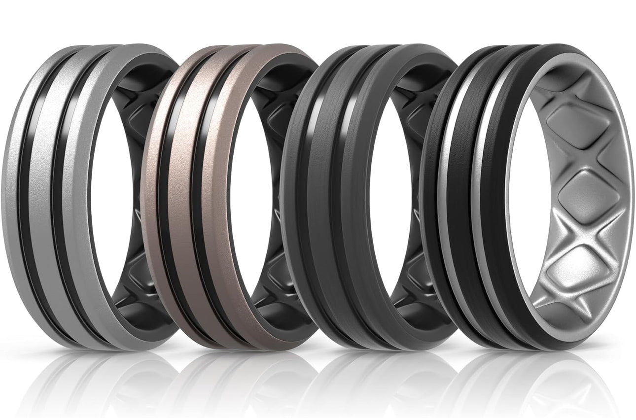 Men’s assorted silicone rings