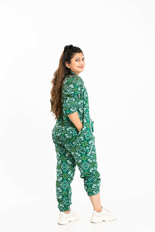 Geometric Print Jogger Sets