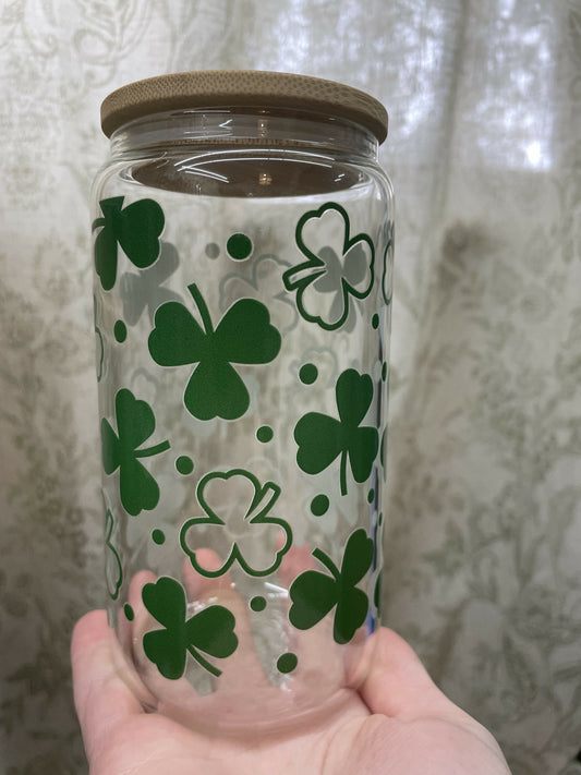 Clover Glass Cup