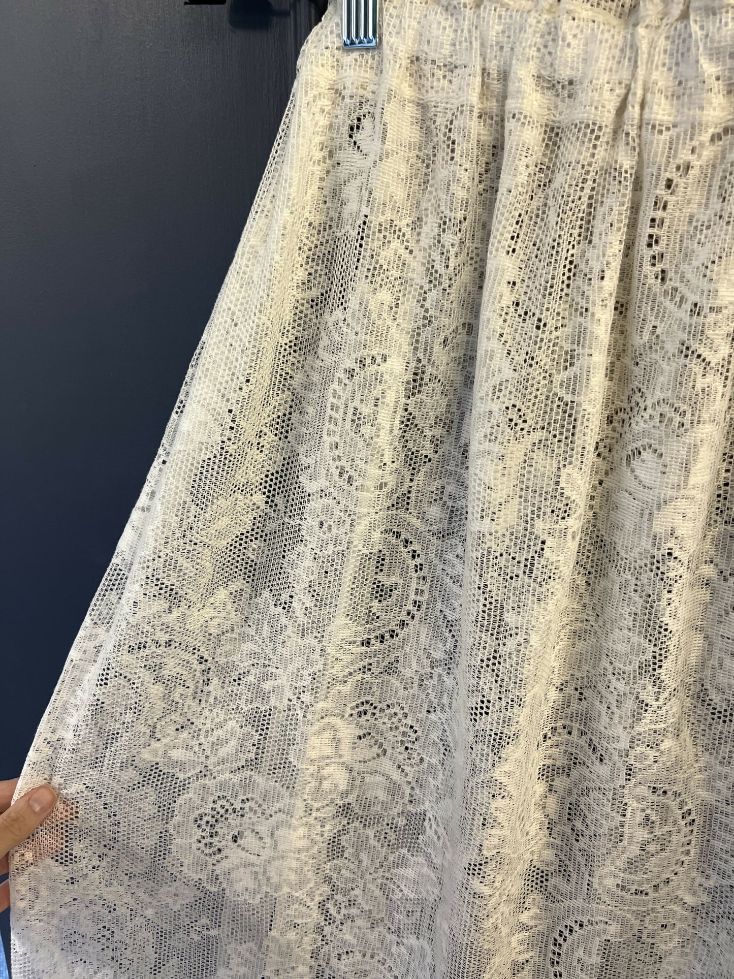 Vintage Lace Maxi Skirt