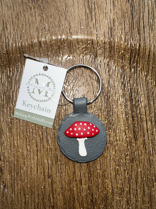 Mushroom Keychain