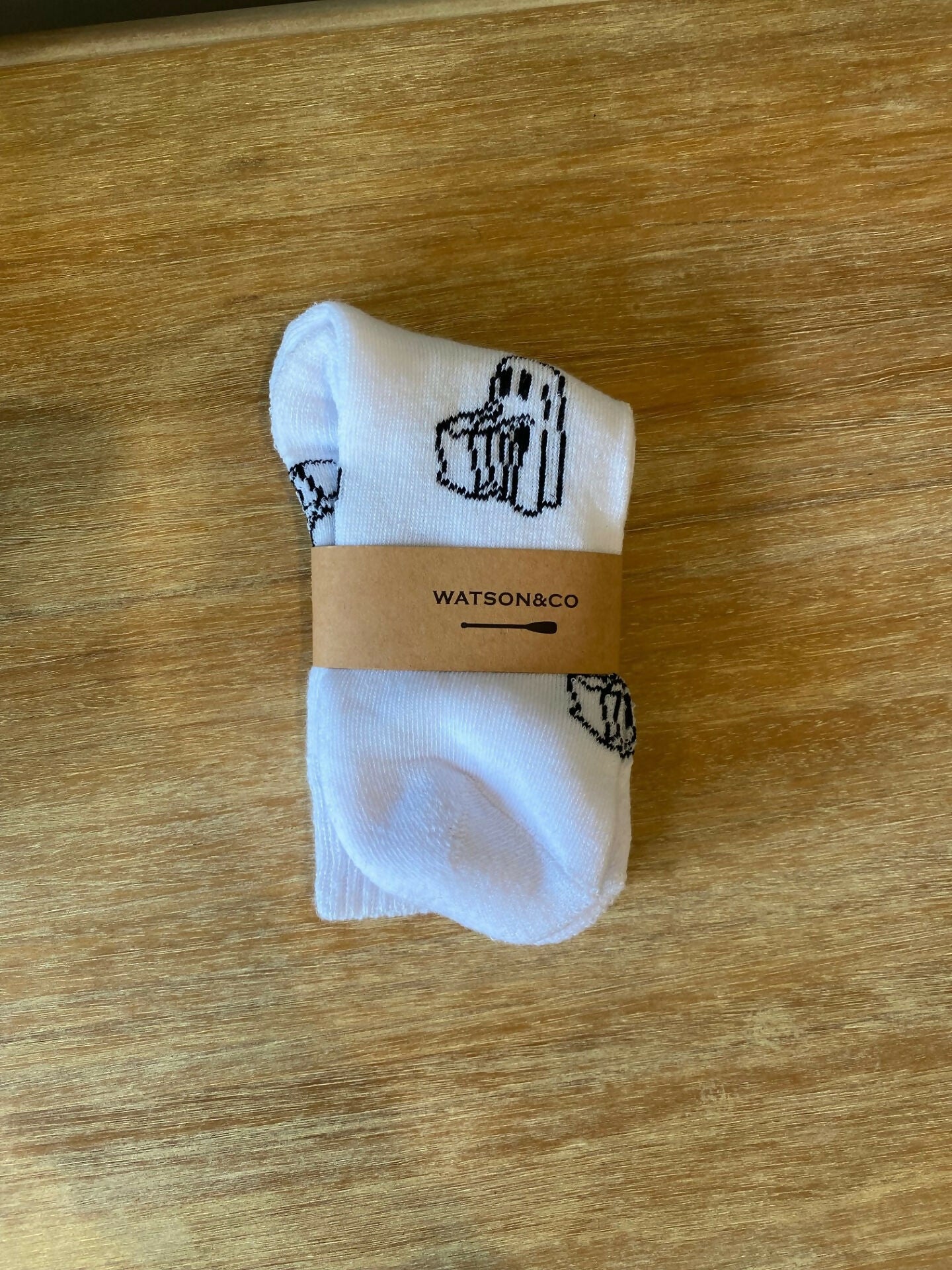Watson & Co - low crew length novelty socks - variety