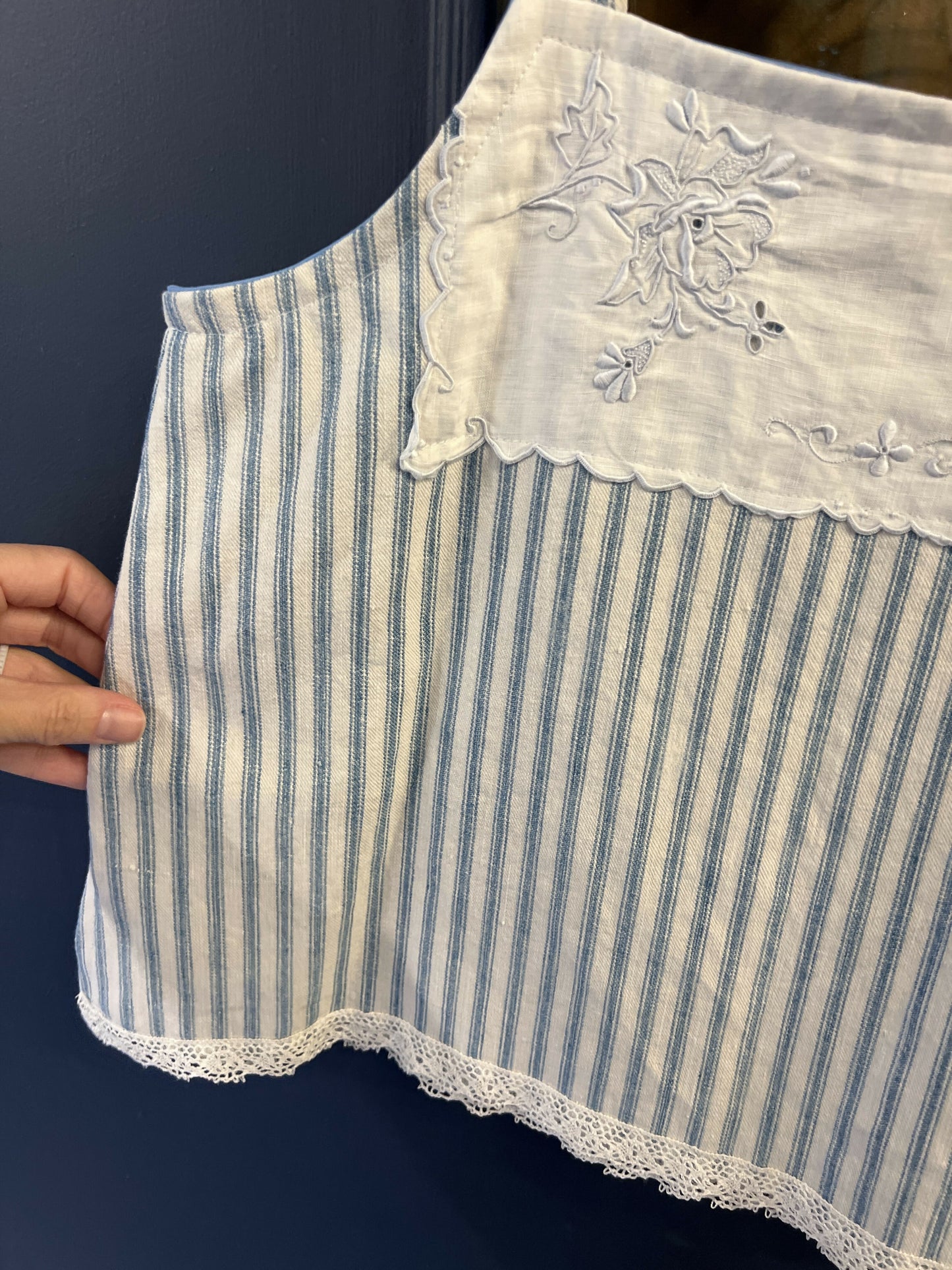 Stripes Reclaimed Doily Tank