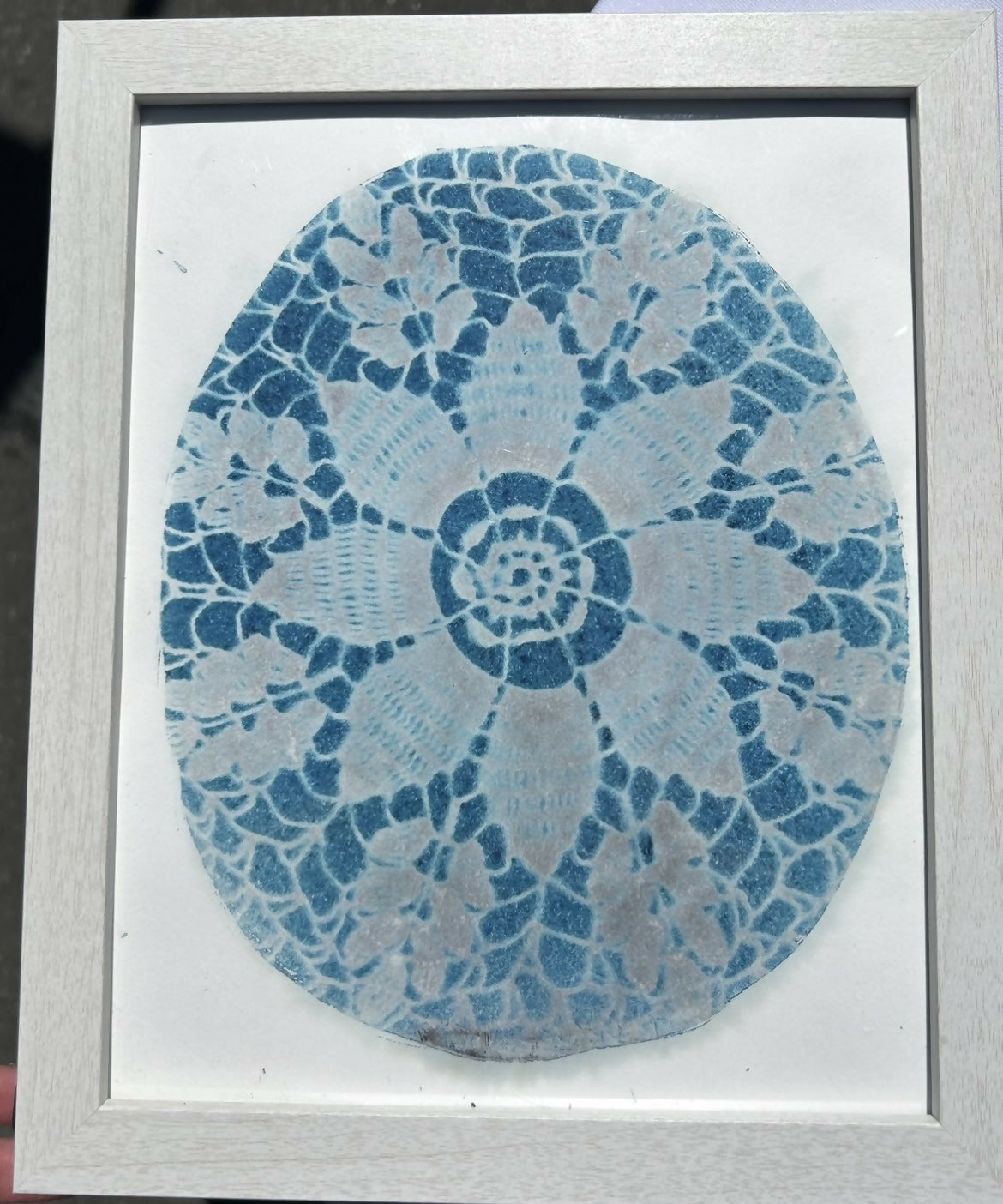 8 x 10 Vintage Doily Print