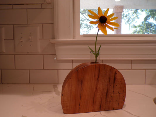 Spalted Maple Test Tube Vase