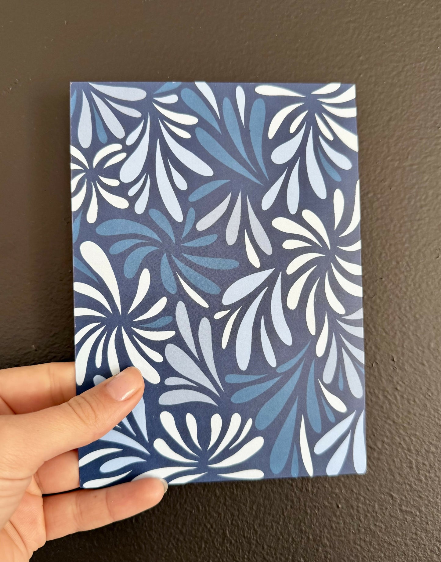 Flat Blue Card