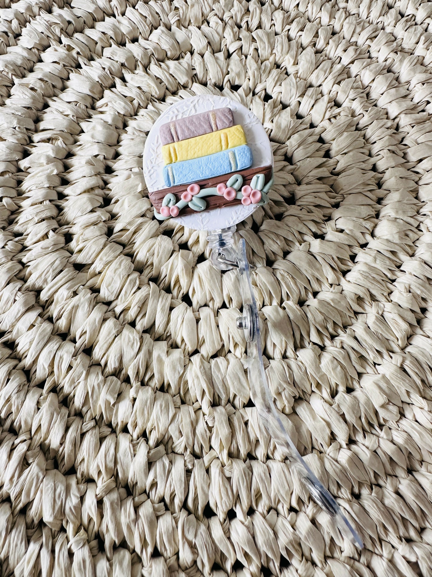 Book Stack ID Badge Reel