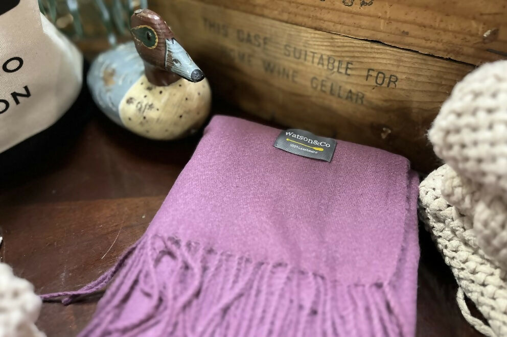 Watson & Co. Scarf - 100% Cashmere