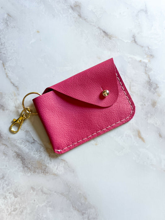 dragonfruit mini card wallet card carrier keychain