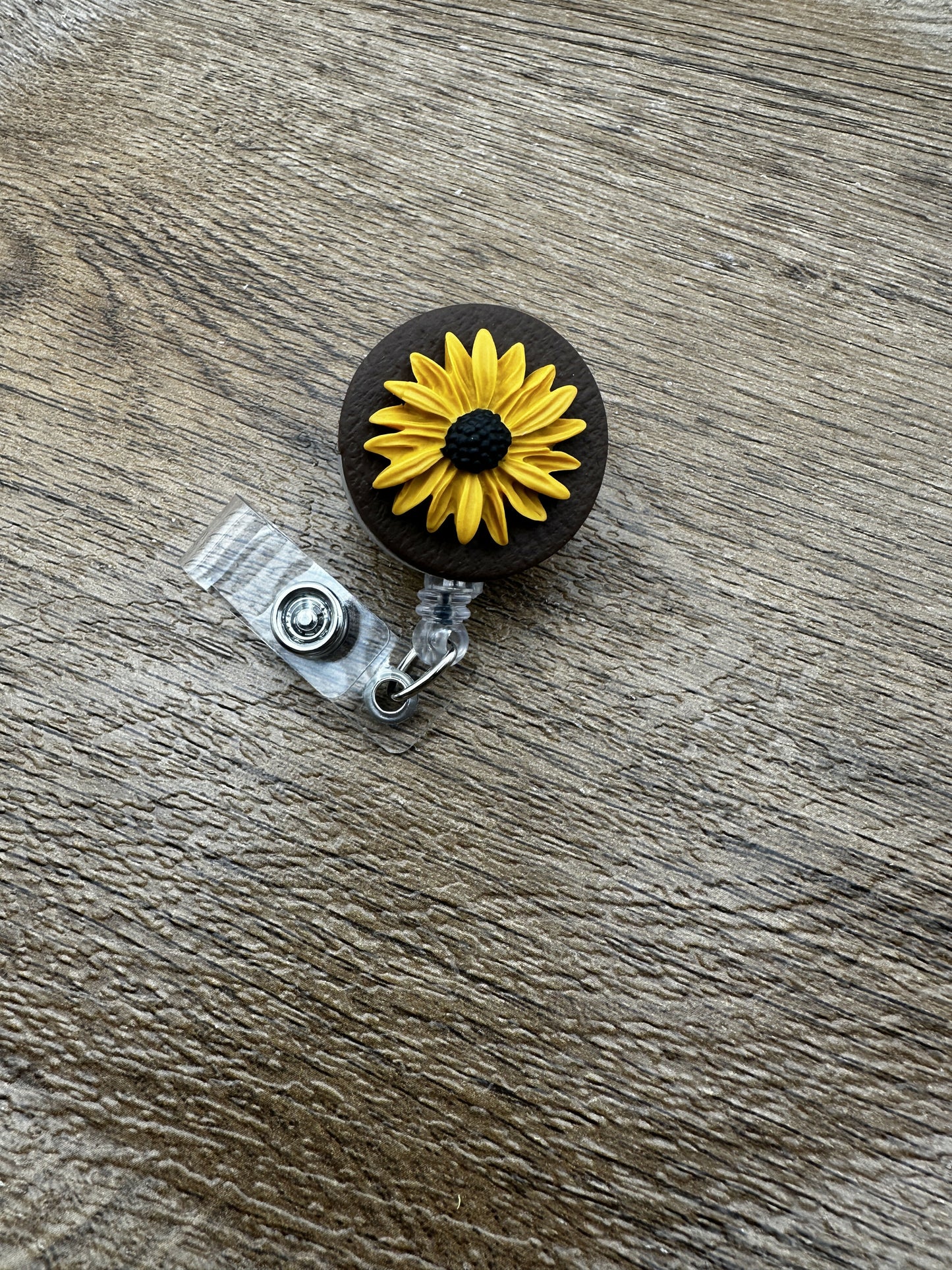 Sunflower ID Badge Reel