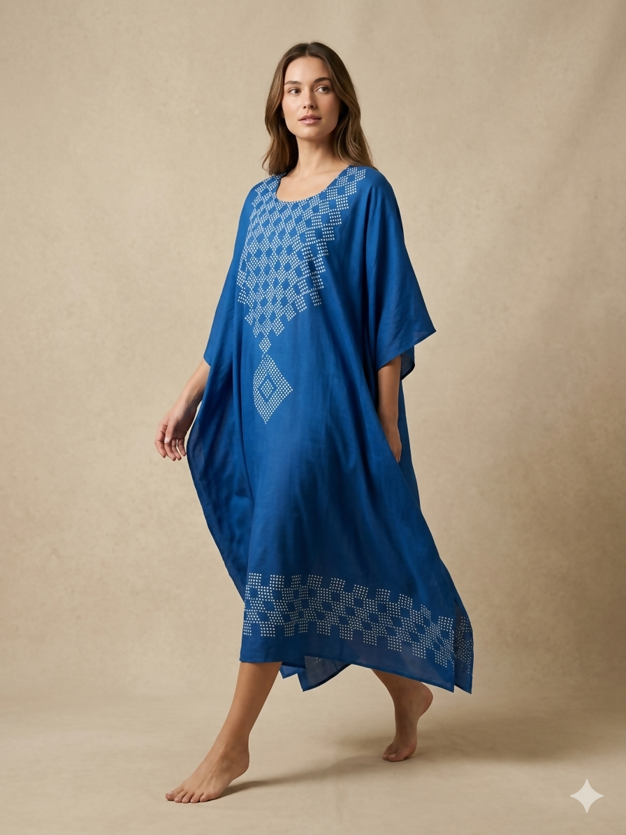 The Artisanal Ombre Silk Dress
