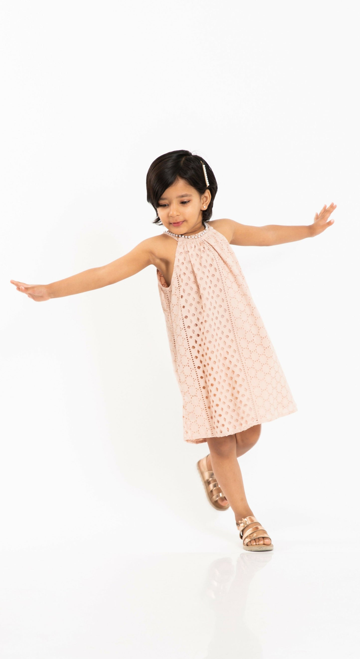 Halter Neck Dress with Pockets
